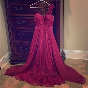 Teri Jon Rickie Freeman Prom Dress 100% silk